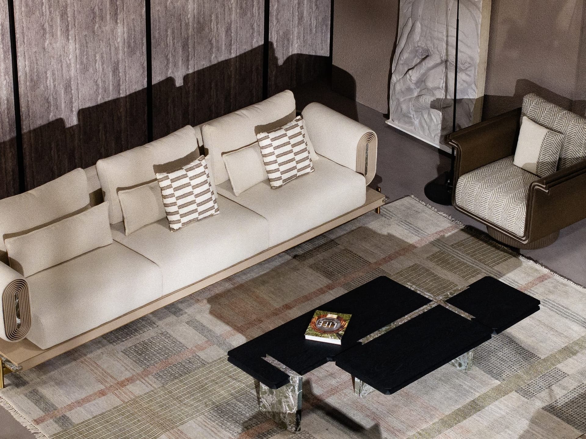 Completed luxury furniture — craftsmanship delivered