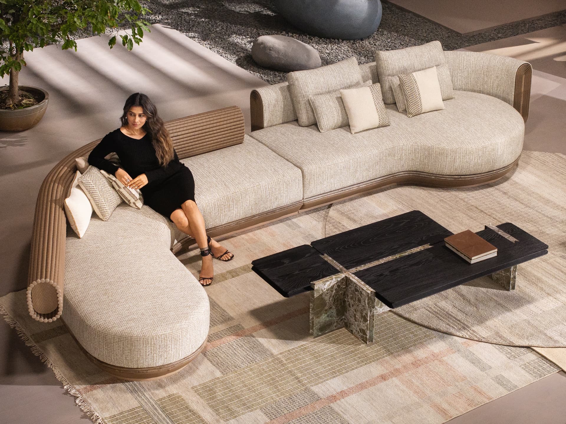 Terra Center Table — lifestyle